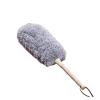 ACiyD Dust Brush Household Car with Fiber Feather Duster Electrostatic Duster Sweeping Dust Can Not Shed Hair Car Brush Housework Cleaning Tool Dusters for Cleaning (Color : Svart) (Gr?) view 1