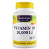 Healthy Origins, Vitamin D3, Softgels Each with 10,000 IU, 120 Softgels, Gluten-Free, Soy-Free view 1