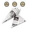 ONISM Snack Bag | Paper | Greaseproof | Pack of 100 | For Almonds, Sweets, Finger Food | Up to 125 g | 100% Recyclable | Newspaper Motif | Newspaper (Pack of 100, 19 x 27 x 19) view 3