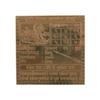 Om BhariPuri Copper Budh Yantra/Yantram Heavy 22 Gauge Siddh (Energized) and Effective (3 x 3 Inch) view 1
