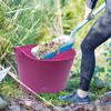 75L Pink Heavy Duty Extra Large Flexi Tub Rubble Container Flexible Versatile Plastic Storage Bucket, Horse Feeder, Home Garden Tub (Pink, 75L) view 3