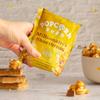 Popcorn Shed Millionaire's Shortbread Gourmet Popcorn (16 x 24g) - Chocolate Caramel Flavoured Popcorn with Shortbread Crumb, Easy & Low Calorie Snack, Perfect for Parties, Movie Nights & Gifting view 4