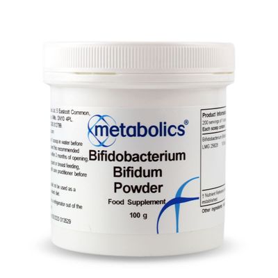 Bifidobacterium bifidum Powder 100g | High-Potency Single-Strain Probiotic (5Billion CFU/g) for Gut, Immune & Skin Support | Vegan, DairyFree, UK Made