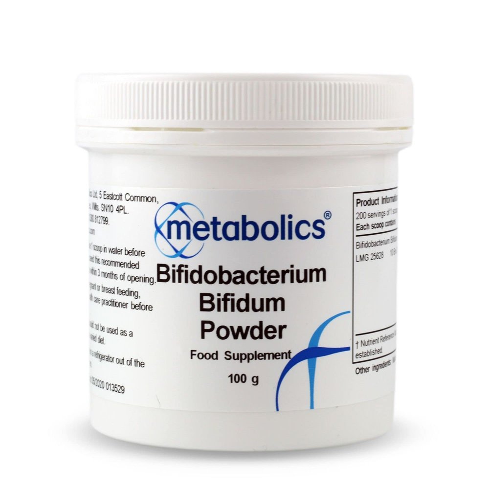 Bifidobacterium bifidum Powder 100g | High-Potency Single-Strain Probiotic (5Billion CFU/g) for Gut, Immune & Skin Support | Vegan, DairyFree, UK Made