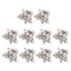 AMIUHOUN 200 Pieces Key Chain Pendant Tooth Shape Sweet Dental Gift view 1