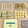 KnDelbox Storage Box Fridge Dumplings Freezing Multi-Layer Freezing Quick Freezer Dumpling Box Green view 4