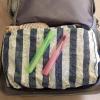 4pcs Plastic Toothbrush Case Travel Cover Holder Storage (Pink, Blue, Green and White) view 3