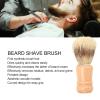 Beard Shave Brush, Fast Drying Easy Cleaning Face Grooming Tool with Wooden Handle, Lightweight Barber Cleaning Brush for Residue Removal, Skin Friendly Soft Hair Brush for Salon Home view 3