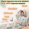Far Infrared Sauna Blanket Heating Therapy Slim Bag SPA Body Detox Machine for Home Salon Use with Hat And Sleeves view 3
