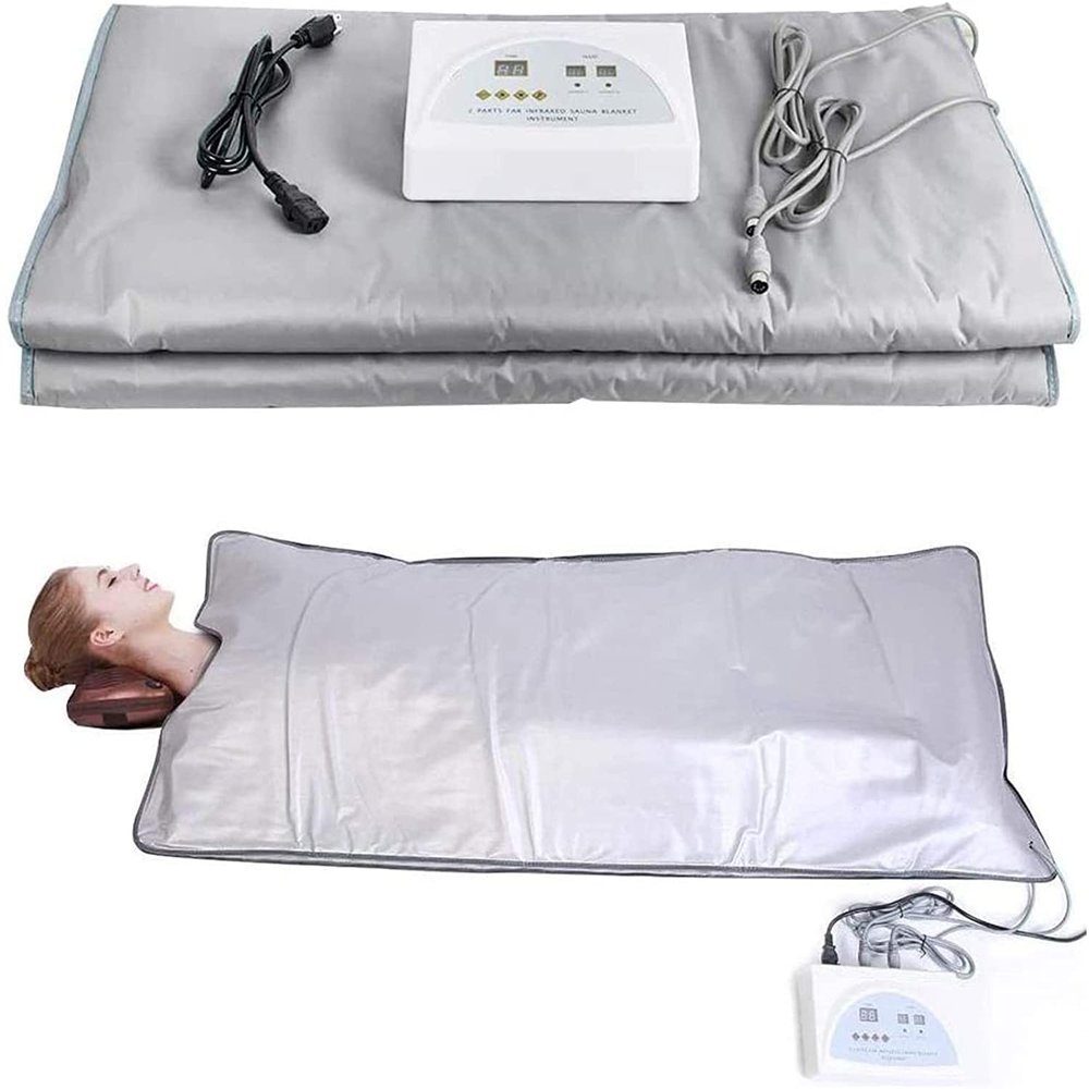 Far Infrared Sauna Blanket, Professional Detox Therapy, Anti-Aging Beauty Machine, Body Fitness Machine, Used to Improve Sleep Quality and Relieve Fatigue