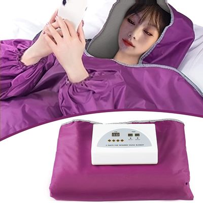 Infrared Sauna Blanket with Sleeves, Portable Personal Sauna Blanket, Detox Sauna Blanket for Hot Seating, Detox, Relaxtion, Beauty Salon