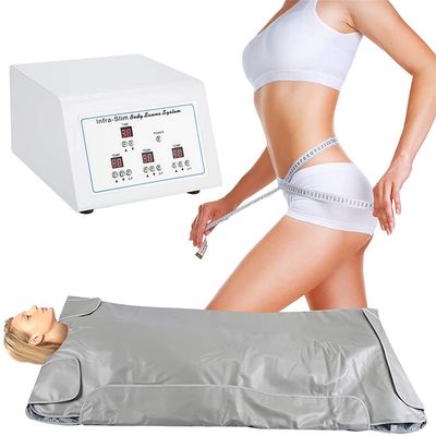 Infrared Sauna Blanket with 3 Independent Temperature Zone, Professional Detox Therapy Home Spa Beauty Device, Portable Sauna Suitable for Personal Health Care