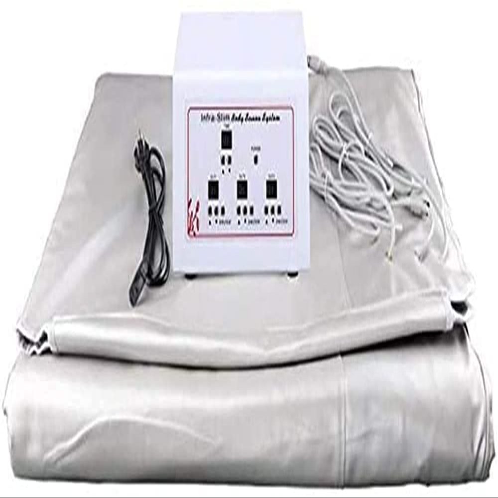 Body Shaper Digital Far-Infrared Heat Sauna Blanket with 3 Zone Controller Professional Detox Therapy Sliming Heating Anti Ageing Beauty Machine