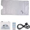 BounabInfrared Sauna Blanket, 2 Zone Controller Professional Sauna, Massage steam Blanket, relieves Physical Fatigue,for spa and Home,UK 3-pin plug