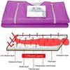 Samnuerly Infrared Home Spa Sauna Purple Body Shaper Sliming Sauna Blanket 2Zone Controller Functional Blankets Detox Therapy Anti Ageing Beauty Tool Body Fitness Machine view 4