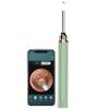 Ear Wax Removal Tool Ear Scoop Cleaner Otoscope With Metal Ear Spoon, Wireless Smart Ear Camera, 500W Pixel HD Ear Cleaner, APP Connection (Color : Green color, Size : Set) view 1