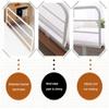 ACiyD Side For Elderly Grade Safety Bed Rails For Seniors Bed Grab Rail Portable Safety Assisting Rails Steel Pipe Bed Side Handrail (120x42cm) view 2