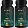 Ambrosial Maca Root Capsules for Women & Men - High Strength 500 Maca mg per Capsule, Supports Stamina & Energy - Natural Maca Root High Strength (Pack of 2-120 Capsules) view 1
