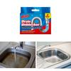Lizzy 3 x Drain and Plug Hair Unblocker Sachets, Removes from Baths, Showers and Sinks, Unblocks Bathroom Pipes & Drains Away Fast & Easy (1) view 4