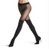 FALKE Women's Overknee 25 DEN W Ti Soft Yarn Plain 1 Pair Tights, Grey Graphite 3146, M view 2