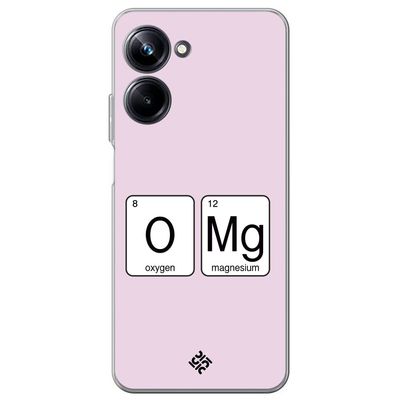 Movilshop Case for [ Realme 10 Pro ] Cool Phrases [ Oxygen + Magnesium  GMO] Transparent Flexible Silicone Case Cover Gel for Smartphone.