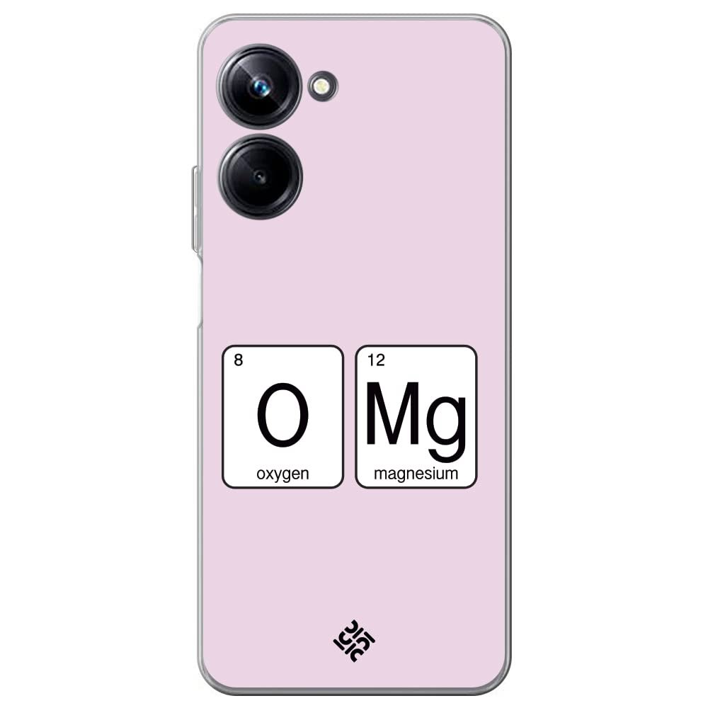 Movilshop Case for [ Realme 10 Pro ] Cool Phrases [ Oxygen + Magnesium  GMO] Transparent Flexible Silicone Case Cover Gel for Smartphone.