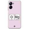 Movilshop Case for [ Realme 10 Pro ] Cool Phrases [ Oxygen + Magnesium  GMO] Transparent Flexible Silicone Case Cover Gel for Smartphone. view 1