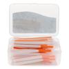 jojomis L Shaped Interdental Brush, 22 Count Tooth Flossing Head Oral Hygiene Brush, Tooth Cleaning Tool,Toothpick - as described, Orange 0.6mm view 1