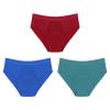 Jamron Womens 3 Pack Period Pants Menstrual Underwear Leakproof Incontinence Pants Heavy Flow Extra Protection Knickers Blue + Green + Red 5XL view 2