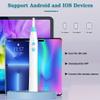 Ear Wax Removal Tool Ear Wax Removal Kit With Otoscope Simple Design Smart Ear Scoop, 200W Pixel HD Ear Camera, Ear Cleaner With Replaceable Ear Picks, For Ios And Android Devices (Color : White colo view 3