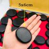 16 Pcs Hot Stones Massage Kit, Flat Smooth Warming Massaging Rocks Set Harmonizes Body Energy Relaxation Massage Stones for Professional or Home SPA, Relaxing, Healing view 2