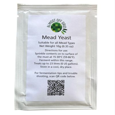 Almost Off Grid Mead Yeast - 10g Sachet