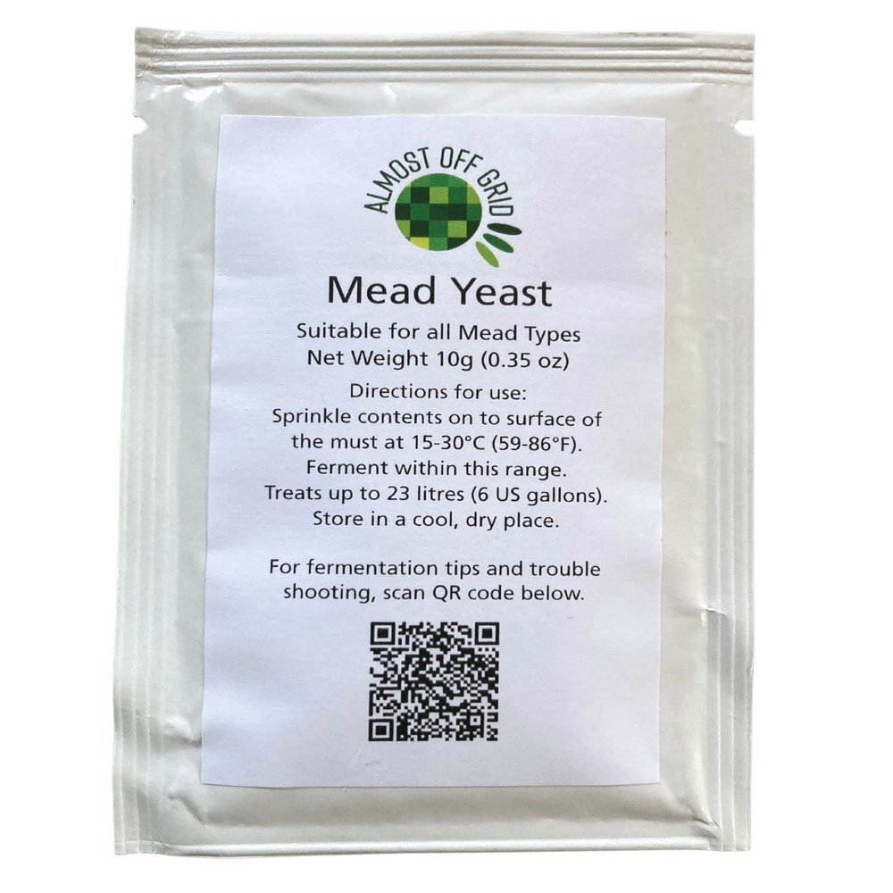 Almost Off Grid Mead Yeast - 10g Sachet