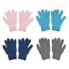 M METERXITY 4 Pair Dust Removal Gloves - Household Cleaning Mitts, Soft & Durable, Apply to Kitchen/Garden/Room (8.66 x 5.12 Inches, Pink Blue Dark Blue Gray) view 1