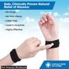 Anti-Sickness Travel Bands - Acupressure Wristbands for Motion Sickness and Nausea Relief (X3 Pairs (Black)) view 2
