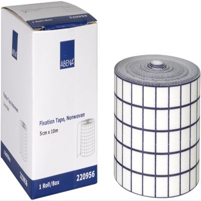 ABENA Medical Tape,10mx5cm Surgical Tape, 1 Roll, Adhesive Plaster for Tatto Grip, Piercings and More.