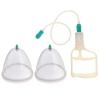 2pcs Hand Pump Set Vacuum Buttock Lift Body Massage Vacuum Machine Accessories for Women Ladies view 1