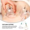 2pcs Hand Pump Set Vacuum Buttock Lift Body Massage Vacuum Machine Accessories for Women Ladies view 2