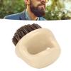 3Pcs Shaving Brush Set, Skin Friendly Hair Beard Brush with Ring Handle and Soft Bristles, Burr Free Barber Cleaning Brush for Residue Debris Removal, Staticproof Comb for Home Salon Travel view 1