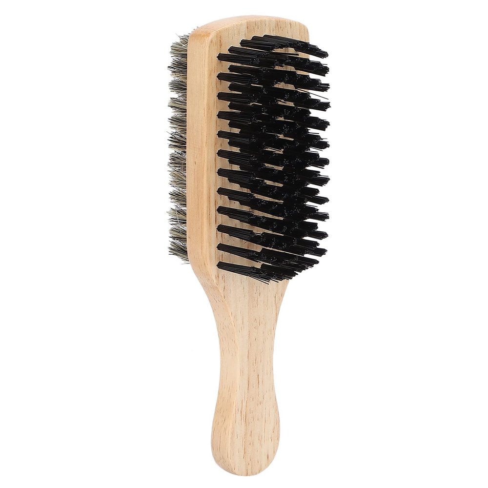Hair Brush, Beard Brush with Wooden Handle, Broken Hair Cleaning, Oil Head Styling, Beard Grooming Brush, Hair Styling Comb, Leather Shoe Brush, Hair Sculpting