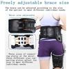 Samnuerly Foot Fixation Orthosis Reusable, Hinged Hip Knee Ankle Foot Brace Support for Thigh Leg Fracture Foot and Orthotics of Lower Limbs Knee Ankle view 2