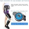 Samnuerly Foot Fixation Orthosis Reusable, Hinged Hip Knee Ankle Foot Brace Support for Thigh Leg Fracture Foot and Orthotics of Lower Limbs Knee Ankle view 4