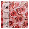 HEKU Rose Cocktail Napkins, 3-Ply, 25 x 25 cm, Pack of 150, Stylish Design, Ideal for Celebrations, Practical Packaging view 2