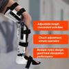 Samnuerly Hinged Knee Foot Support Brace, Adjustable Post Orthosis Immobilizer Protector, Full Leg Stabilizer Knee Orthosis Splint (Movable Bare Feet Left) (Movable Bare Feet Left) view 2