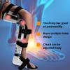 Samnuerly Hinged Knee Foot Support Brace, Adjustable Post Orthosis Immobilizer Protector, Full Leg Stabilizer Knee Orthosis Splint (Movable Bare Feet Left) (Movable Bare Feet Left) view 3