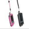 Carrying case for Freestyle Libre 1/2 / 3 / Insulinx / 14 Day glucose meter - With clear window, lanyard, and openings for lancets and charging port - Child-friendly operation view 2