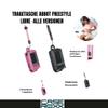 Carrying case for Freestyle Libre 1/2 / 3 / Insulinx / 14 Day glucose meter - With clear window, lanyard, and openings for lancets and charging port - Child-friendly operation view 4