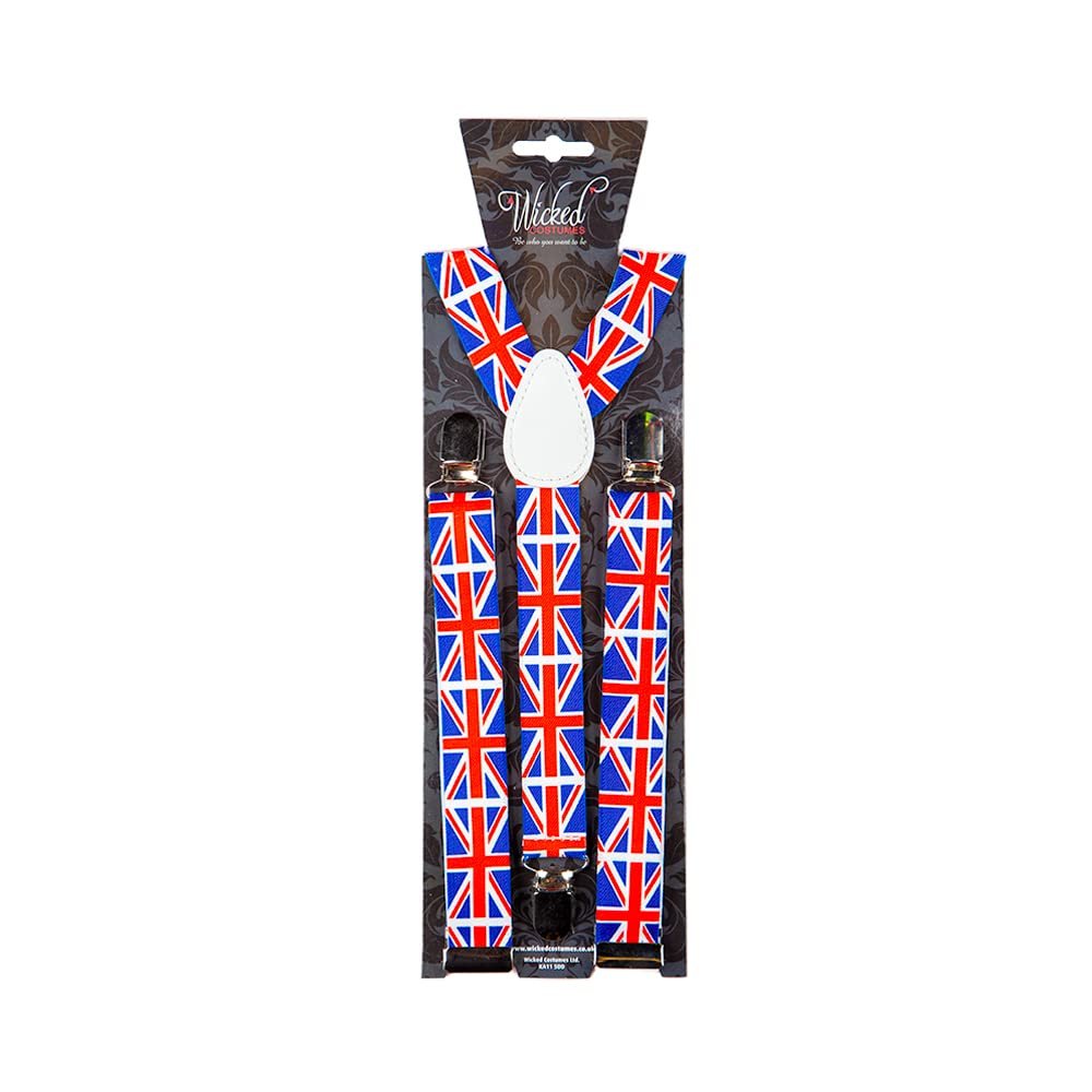 Wicked Costumes Union Jack G.B Braces