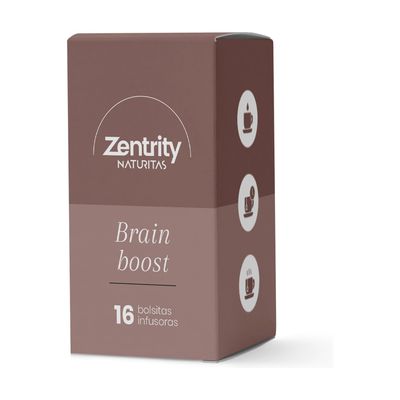 Infusion Brain Boost Bio - Ginkgo Biloba, Guarana and Ginseng 16 infusion bags