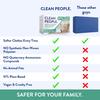 The Clean People Fabric Softener Sheets - Dryer Sheets - Softens & Removes Static Cling - Vegan Laundry Softener, Essential Oils (120 Count, Spring Scent) view 2